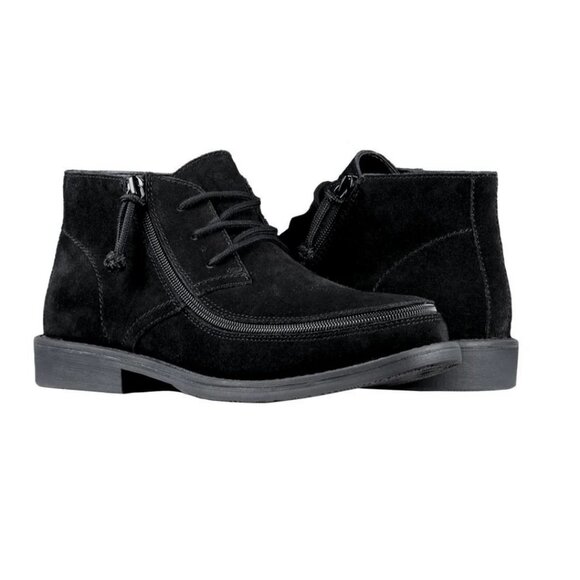NEW Billy Footwear Men's Chukka Adaptive Zip Up Dress Shoes Black Size 9 M KF312 - Picture 1 of 5